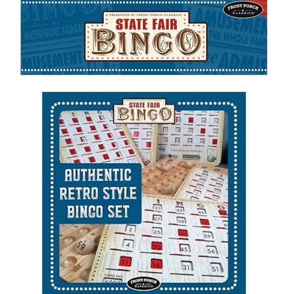 Front Porch Classics Bingo Deluxe Edition Craftsmanship vintage Retro-Style - Picture 3 of 6